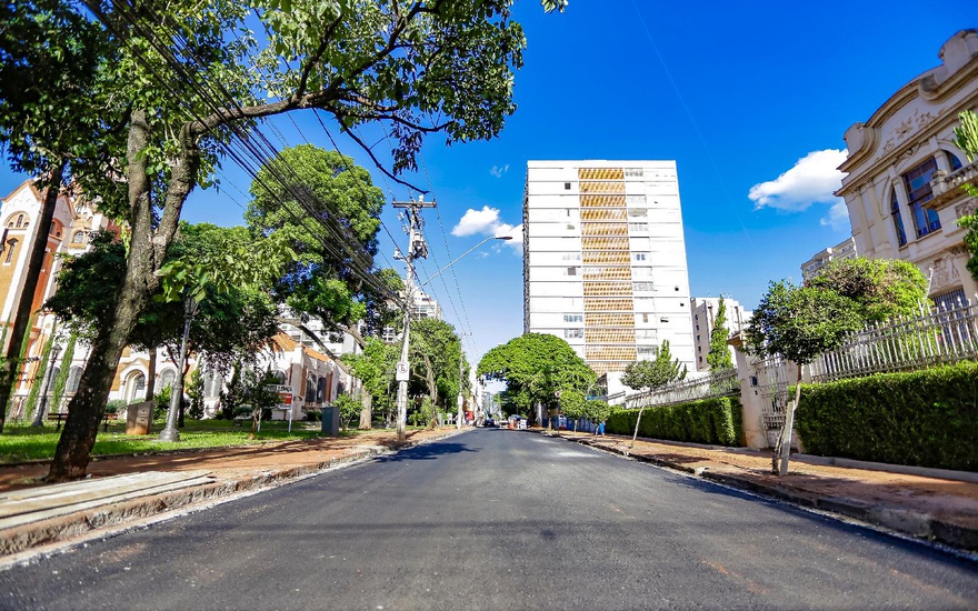 Implanta O Asf Ltica Conclu Da Em Um Dos Trechos Da Rua Lafaiete No