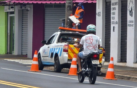 Área Azul é suspensa na avenida Dom Pedro I