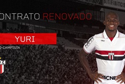 Botafogo renova contrato com Yuri até 2029
