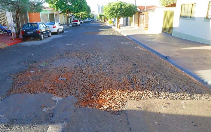 Jardim Bela Vista e Cidade Universitária recebem obras de recapeamento