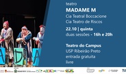 USP Ribeirão Preto recebe espetáculo teatral gratuito