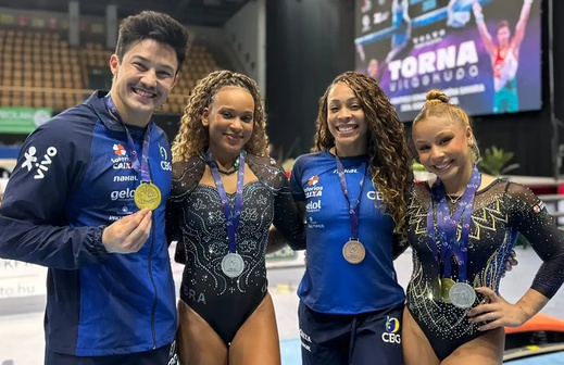 Brasil fecha Copa do Mundo de ginástica com mais cinco pódios