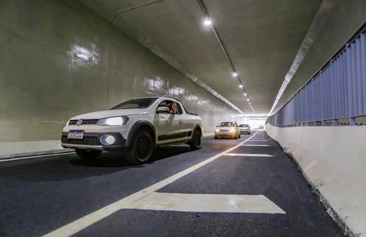 Túnel da avenida Independência é interditado para manutenção