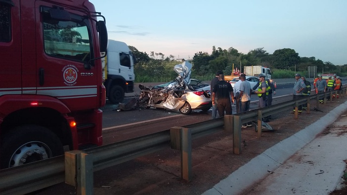 Idoso morre em grave acidente na rodovia Antônio Machado Sant´Anna, em Araraquara