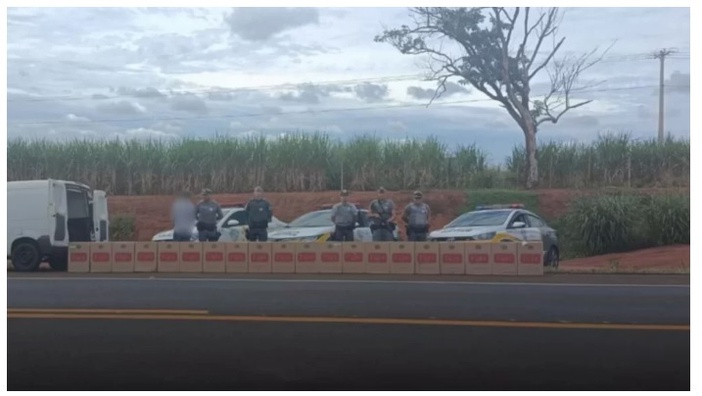 Homem é preso com 10 mil maços de cigarros contrabandeados em rodovia da região de Ribeirão Preto