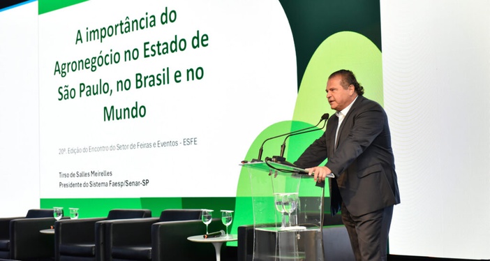 Presidente da Faesp participa de feira com lideranças do setor de eventos