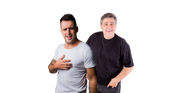Santarosa recebe show de Stand-Up com Roberto Edson e Rodrigo Capella