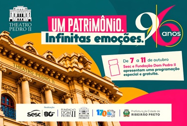 Theatro Pedro II celebra 96 anos com atrações gratuitas
