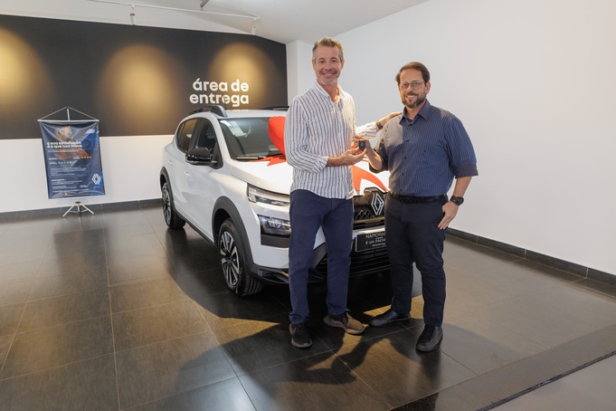 Morador de Ribeirão Preto ganha o novo SUV Renault Kardian na campanha de Dia dos Namorados do ShoppingSantaÚrsula