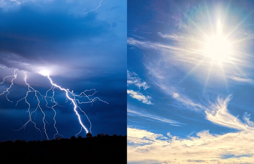 Temperaturas variam mais de 20°C em poucos dias, com previsão de chuva e calor em Ribeirão