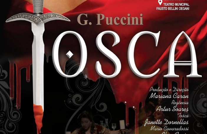 Batatais recebe ópera “Tosca” nos dias 6 e 8 de julho