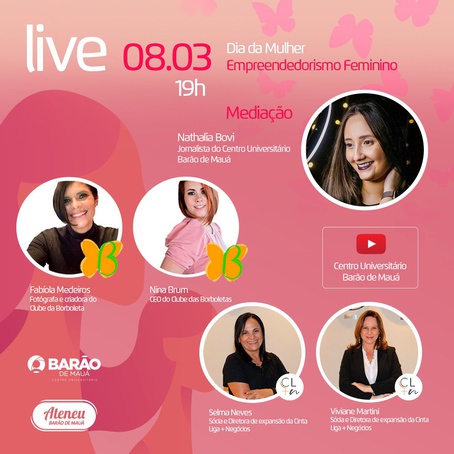 Barão de Mauá realiza live em comemoração ao Dia Internacional da Mulher