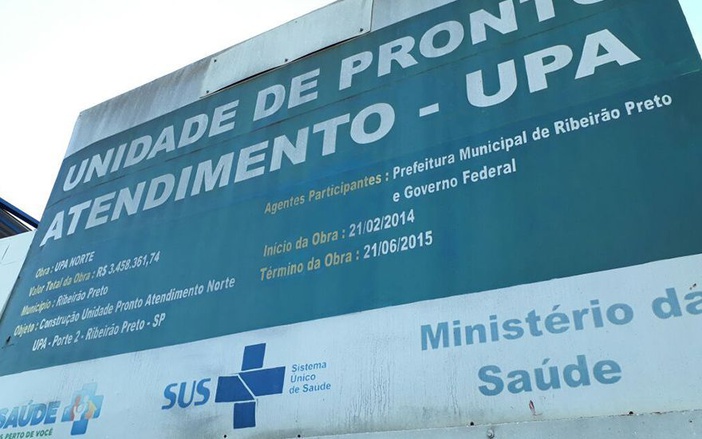 Entrega de duas UPAs atrasa novamente por "burocracia", diz Prefeitura