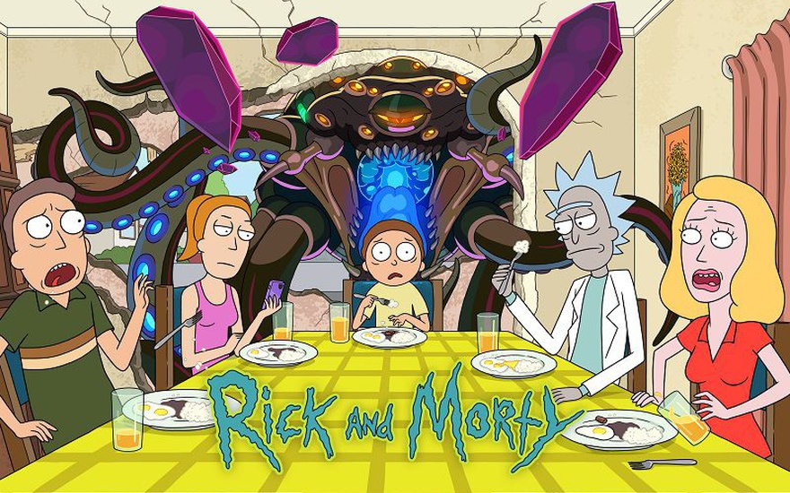 Marca alguém pra ver essa animação estilo Rick and Morty com você