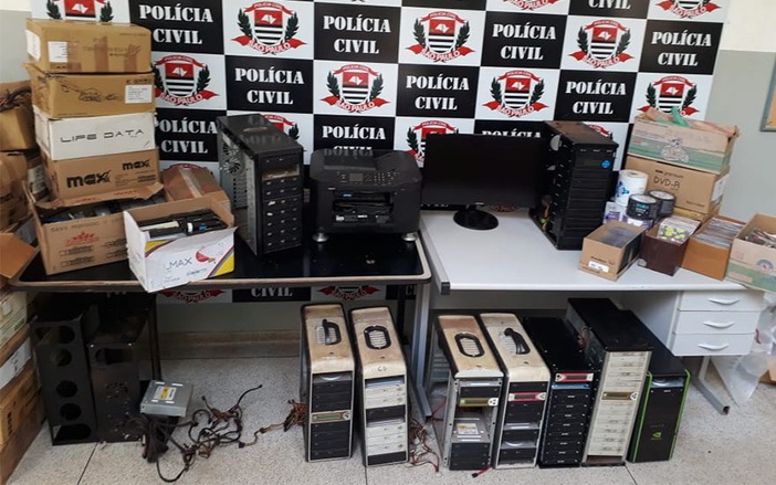 Homem é preso por pirataria no Quintino II, em Ribeirão Preto