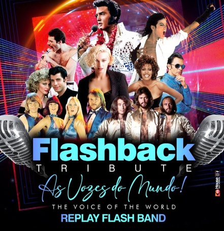 Flashback Tribute Band apresenta "As Vozes do Mundo" em Ribeirão Preto