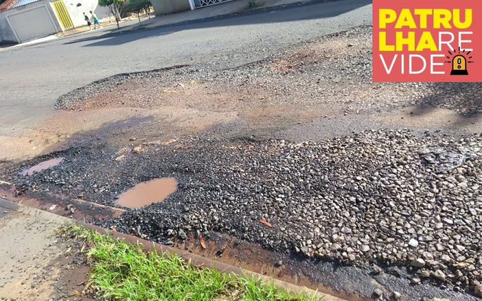 Patrulha Revide: buracos causam problemas para moradores de rua do Planalto Verde