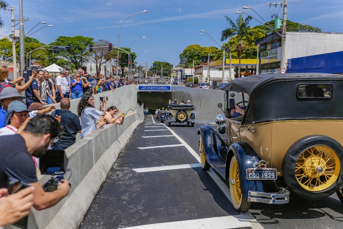 Inaugurado túnel José Bonifácio neste 7 de setembro
