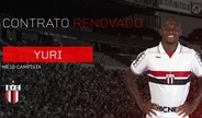 Botafogo renova contrato com Yuri até 2029