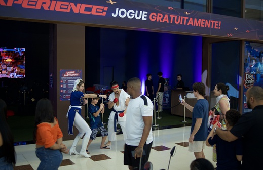 Novo Shopping celebra o Dia das Crianças com Street Fighter gratuito na Arena Experience