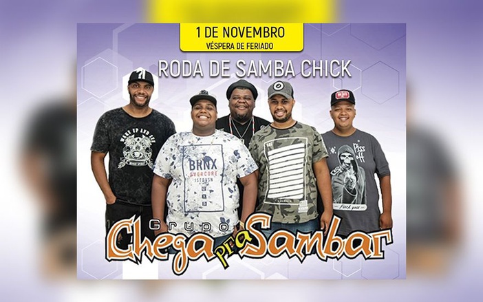 Grupo “Chega pra Sambar” se apresenta no Bar do Val nesta quinta-feira, 1º