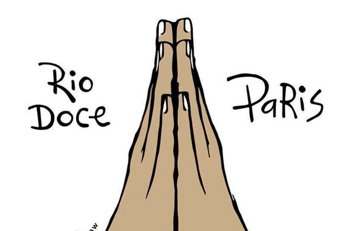 Sangue na lama e ferro no coração