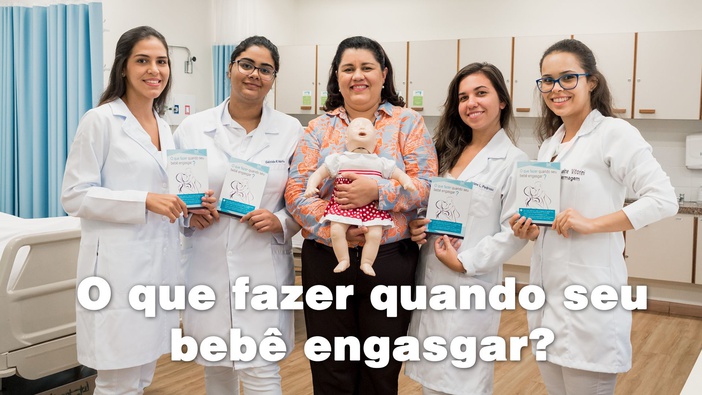 Equipe da USP de Ribeirão orienta como desengasgar bebês e crianças