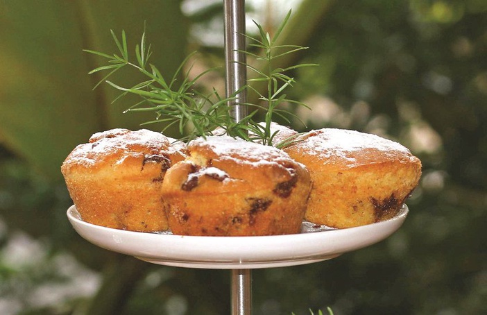 Muffins de gotas de chocolate
