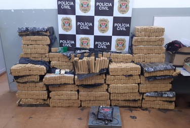 Polícia apreende uma tonelada de maconha na Zona Oeste de Ribeirão 