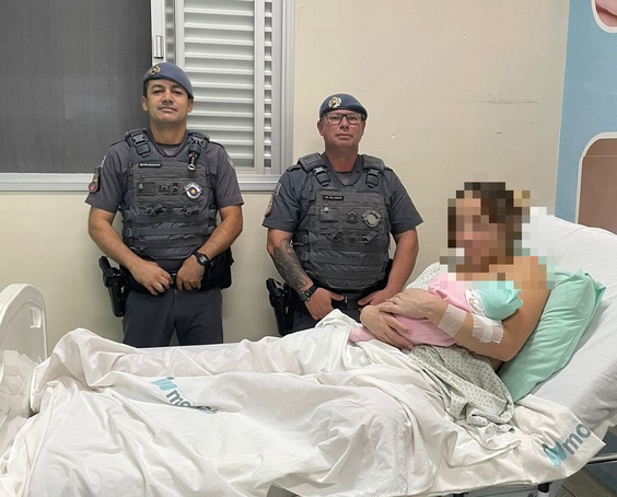 PM realiza parto no interior de SP: "Foi uma sensação única"