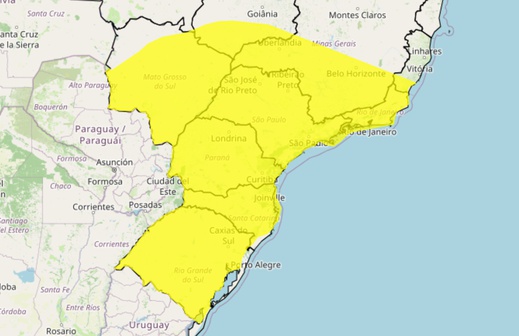 Inmet emite alerta de tempestade para Ribeirão Preto