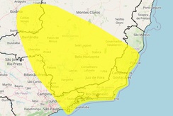 Inmet emite alerta de tempestade para Ribeirão Preto