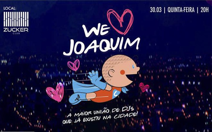 DJs se unem em evento beneficiente da campanha Ame Joaquim