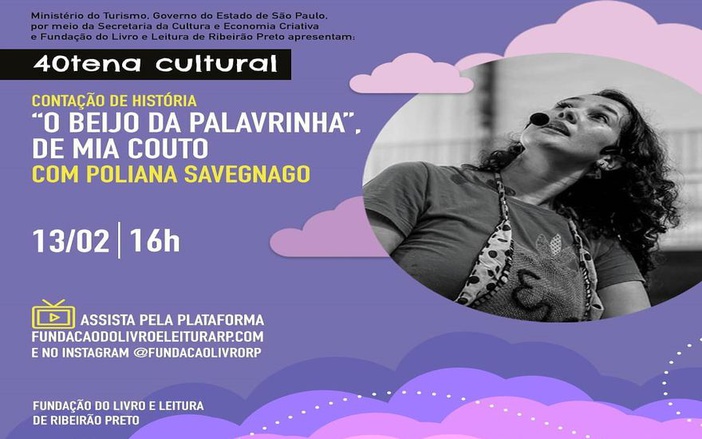 Transmissão on-line da 40tena Cultural terá homenagem para Mia Couto