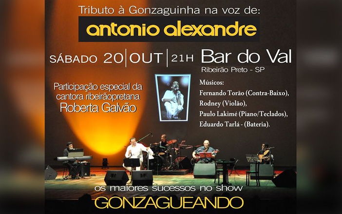 Bar do Val recebe show em tributo ao cantor Gonzaguinha neste sábado, 20