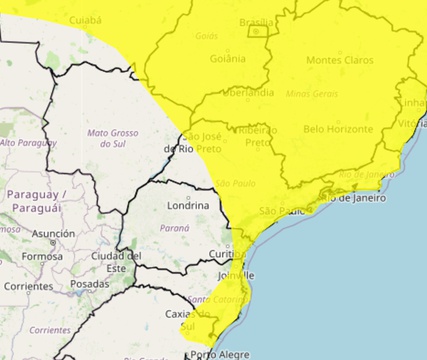 Inmet emite alerta de tempestade para Ribeirão Preto