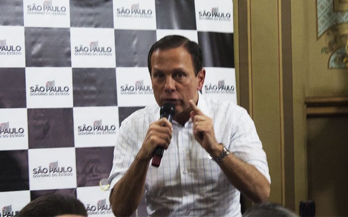 "Márcio França foi um covarde", declara João Doria em Ribeirão Preto