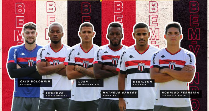 Botafogo anuncia contratação de mais seis atletas