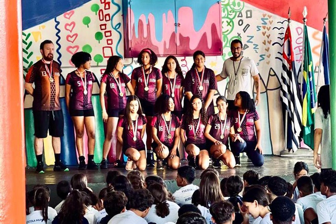 Futsal feminino leva ouro e masculino prata nos Jogos Escolares do Estado de São Paulo