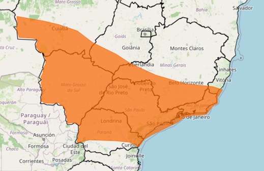 Inmet emite alerta de perigo para tempestade em Ribeirão Preto