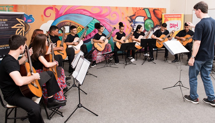 Programa oferece vagas para cursos gratuitos de música