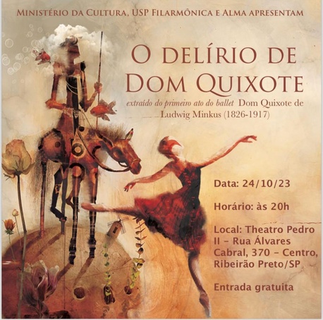 USP Filarmônica apresenta concerto de Dom Quixote com participação do Ballet da ALMA