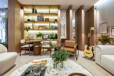 Maximalismo explora texturas, materiais e sensações na arquitetura de interiores