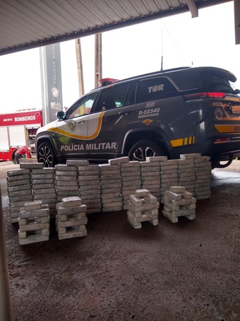 PM Rodoviária apreende 135 kg de cocaína no interior de SP
