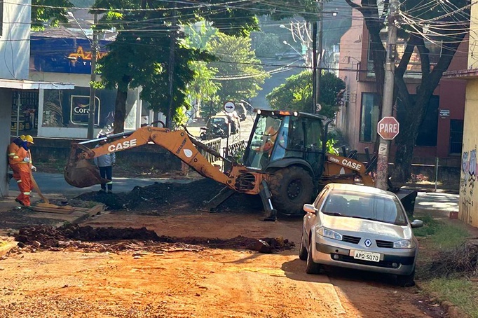 Obras antienchentes no Centro de Ribeirão Preto são retomadas