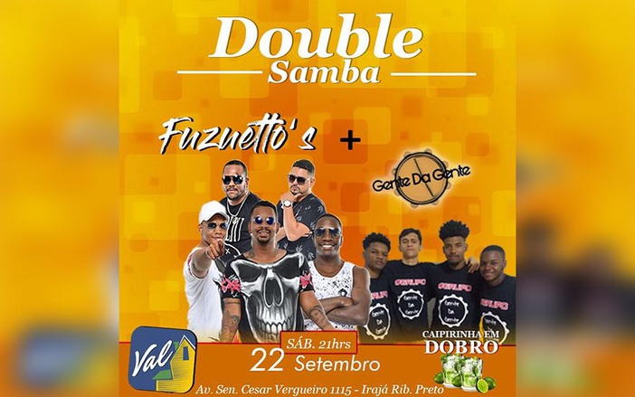 Bar do Val terá noite de samba em dobro neste sábado, 22