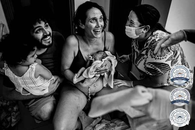 Ribeirãopretana ganha concurso de fotografia de nascimento