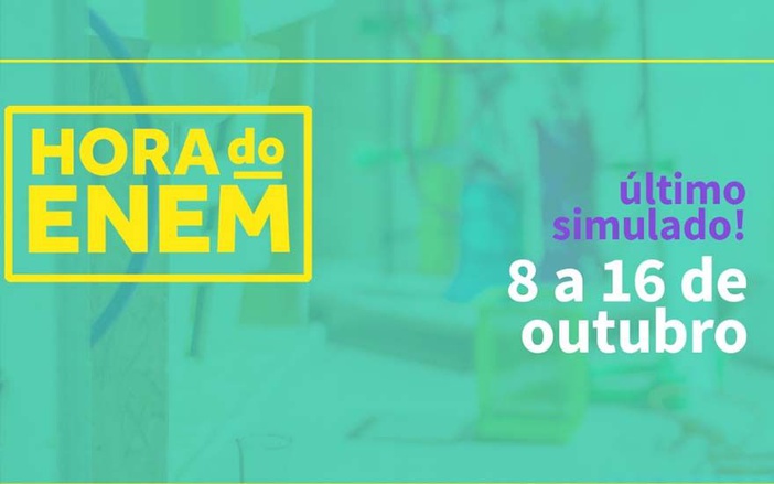 Simulado do Enem estará disponível até domingo, 16