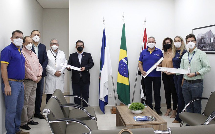 Santa Casa recebe doação do Rotary Club de Ribeirão Preto Norte e da Fundação Rotaria