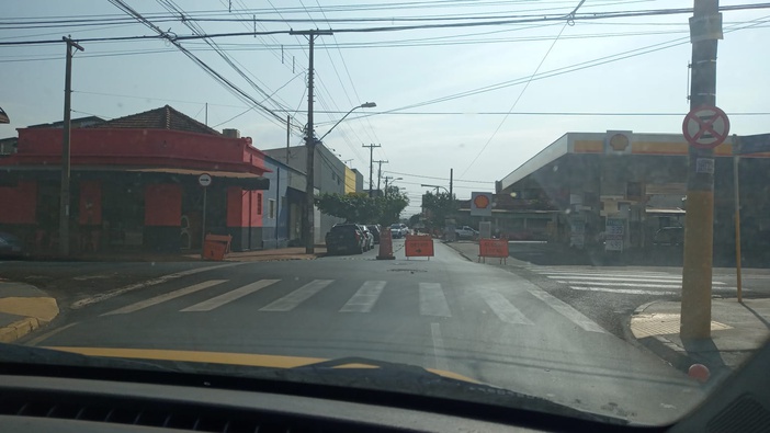 Trecho da rua São Paulo é interditado em Ribeirão Preto